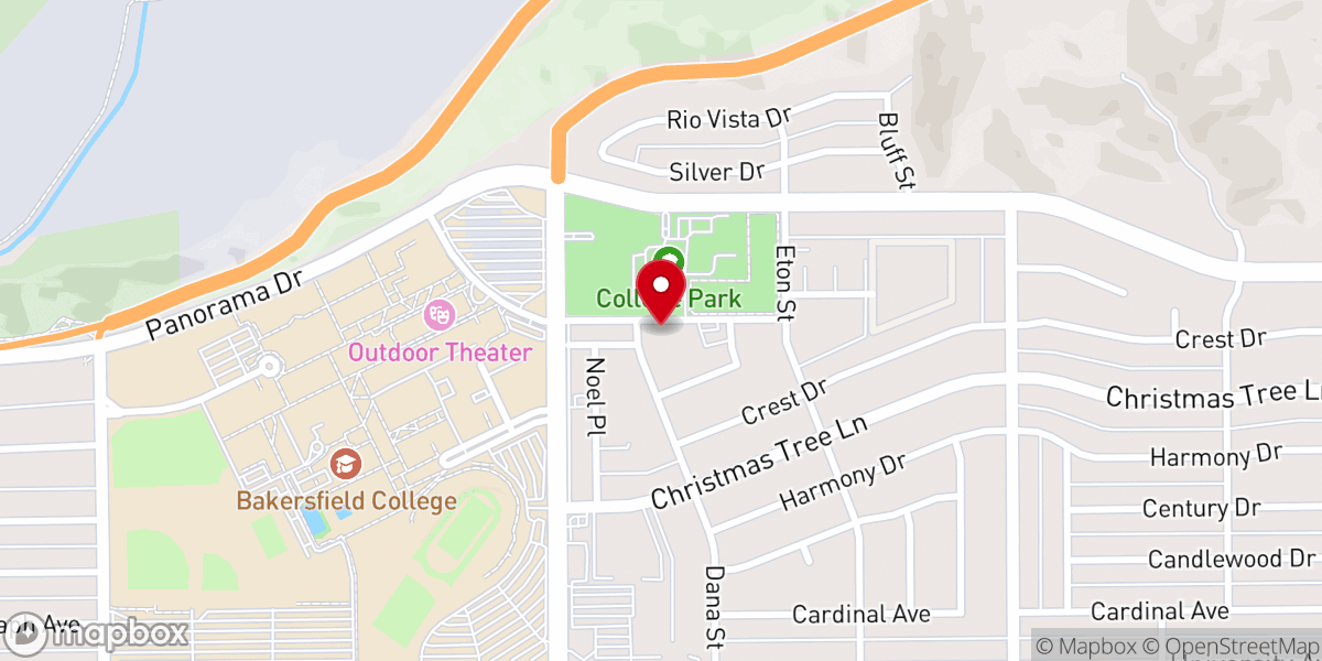 Map showing location of Parkside Church