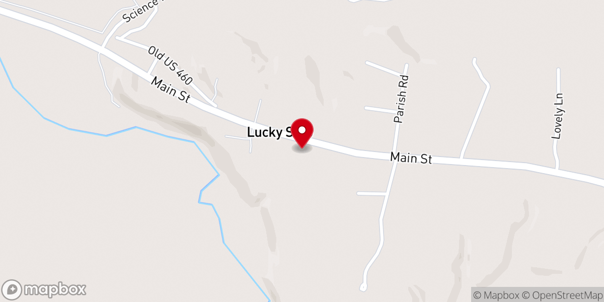 Map showing location of Four Corners Christian Church