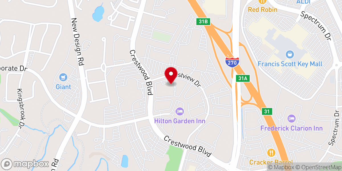 Map showing location of Reset Church