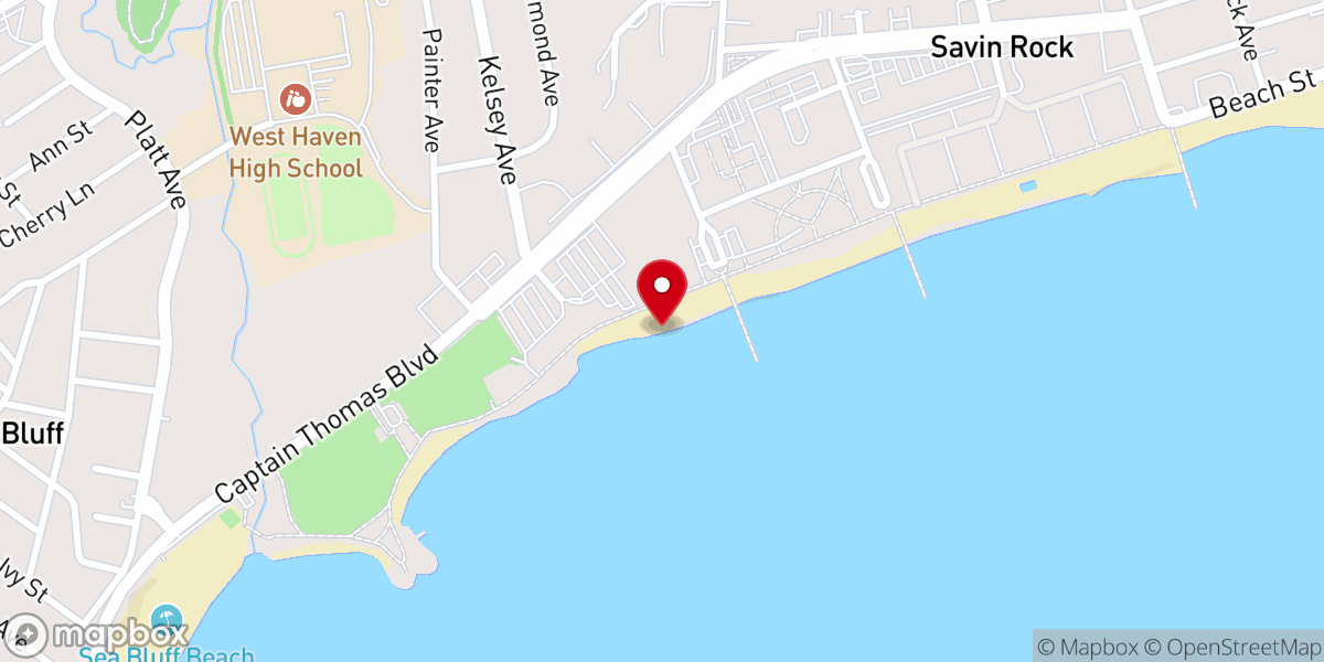 Map showing location of Oak Street Beach