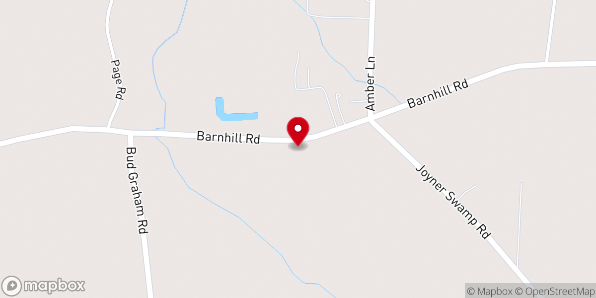 Map showing location of Mt Trolley Freewill Baptist