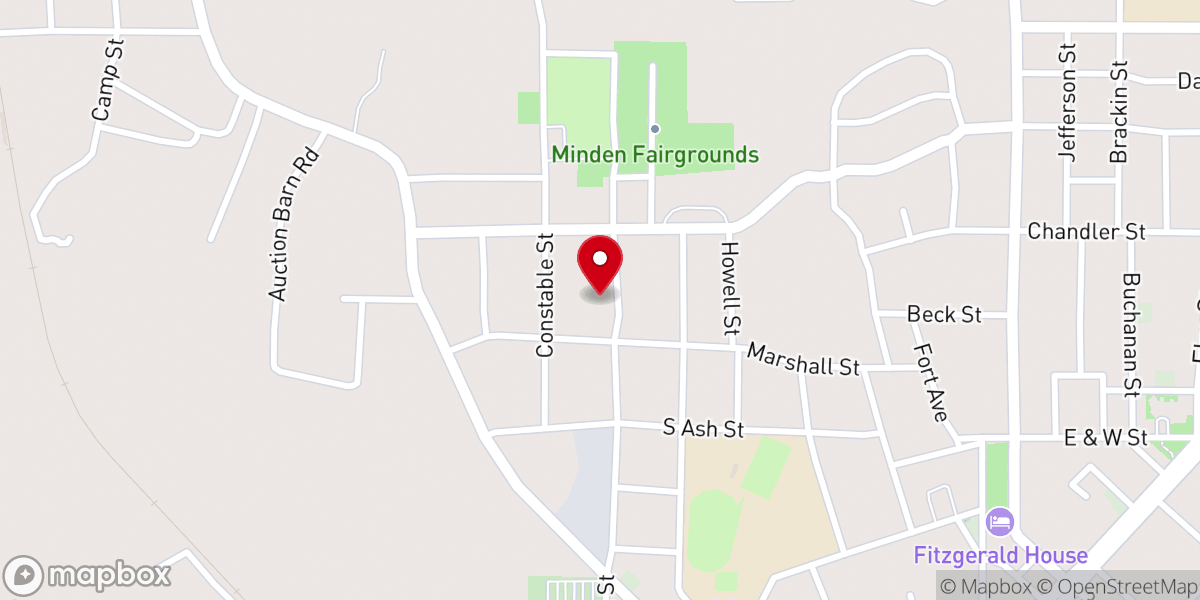 Map showing location of Liberty Christian Ministries