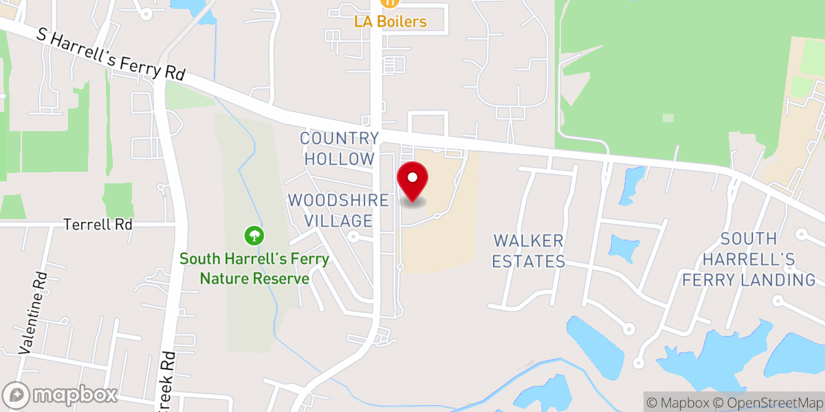 Map showing location of Saint Jean Vianney Catholic Church