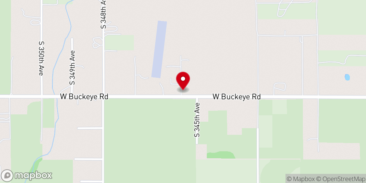 Map showing location of Saddle Mountain Christian Fellowship Church