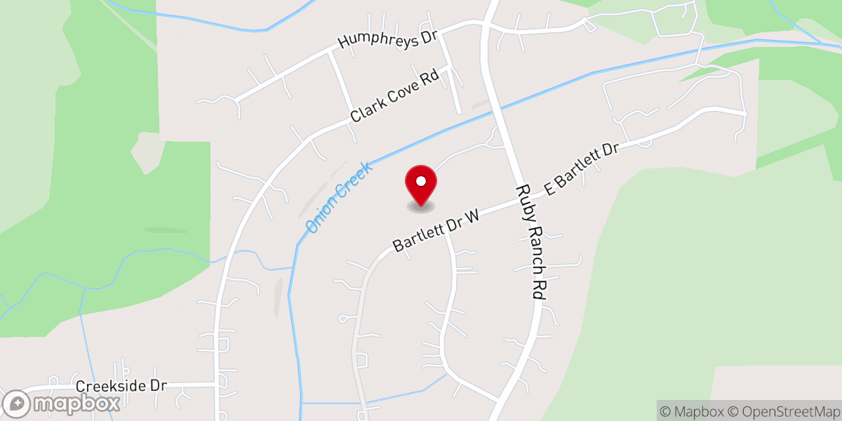 Map showing location of Ruby Ranch Lodge & Celebration Facility- Buda