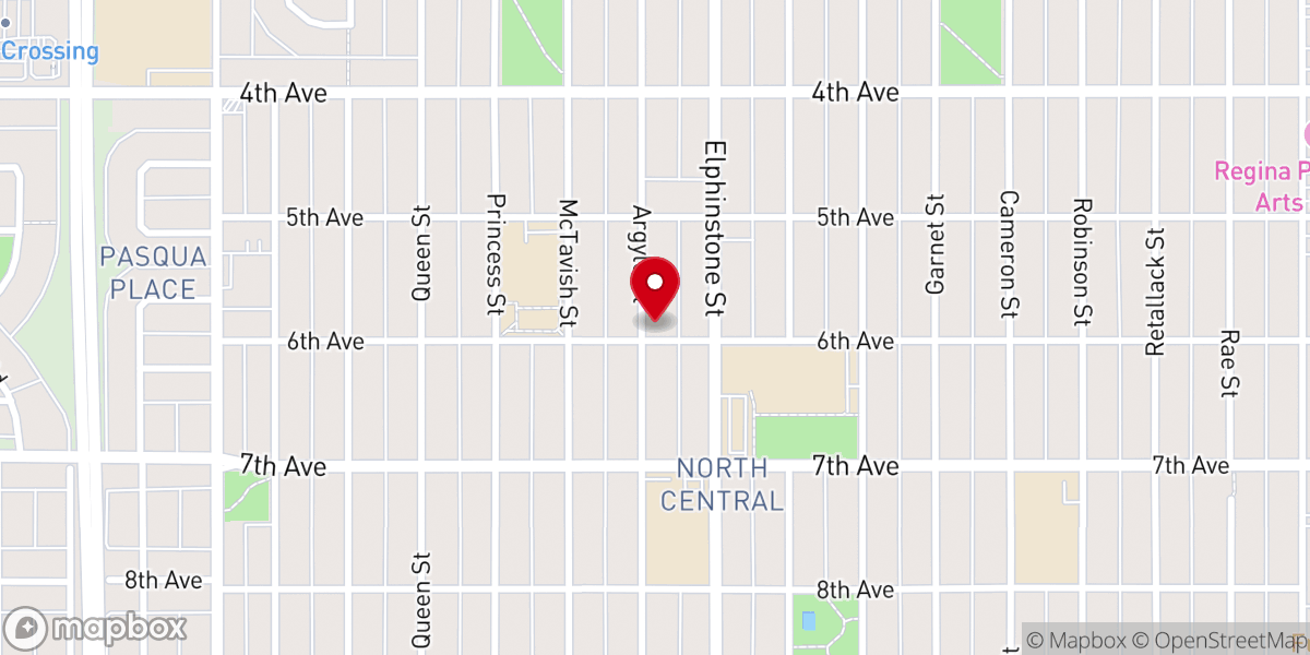 Map showing location of Morning Star Ministries