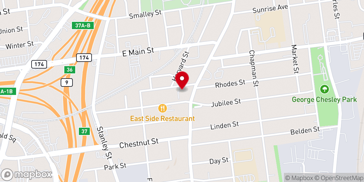 Map showing location of Iglesia Fuente de Salvación Misionera, Inc
