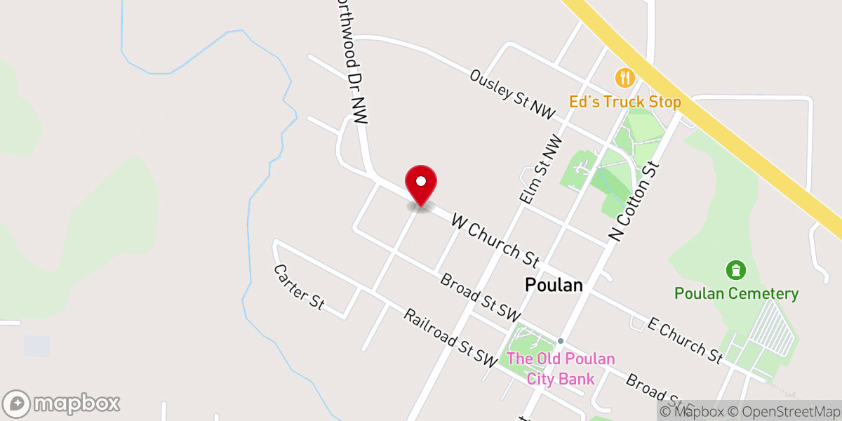 Map showing location of Faith Community Fellp Church