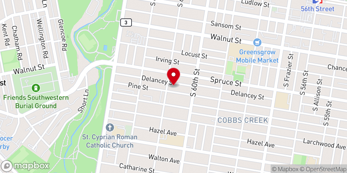 Map showing location of Bible Union Fellowship Church