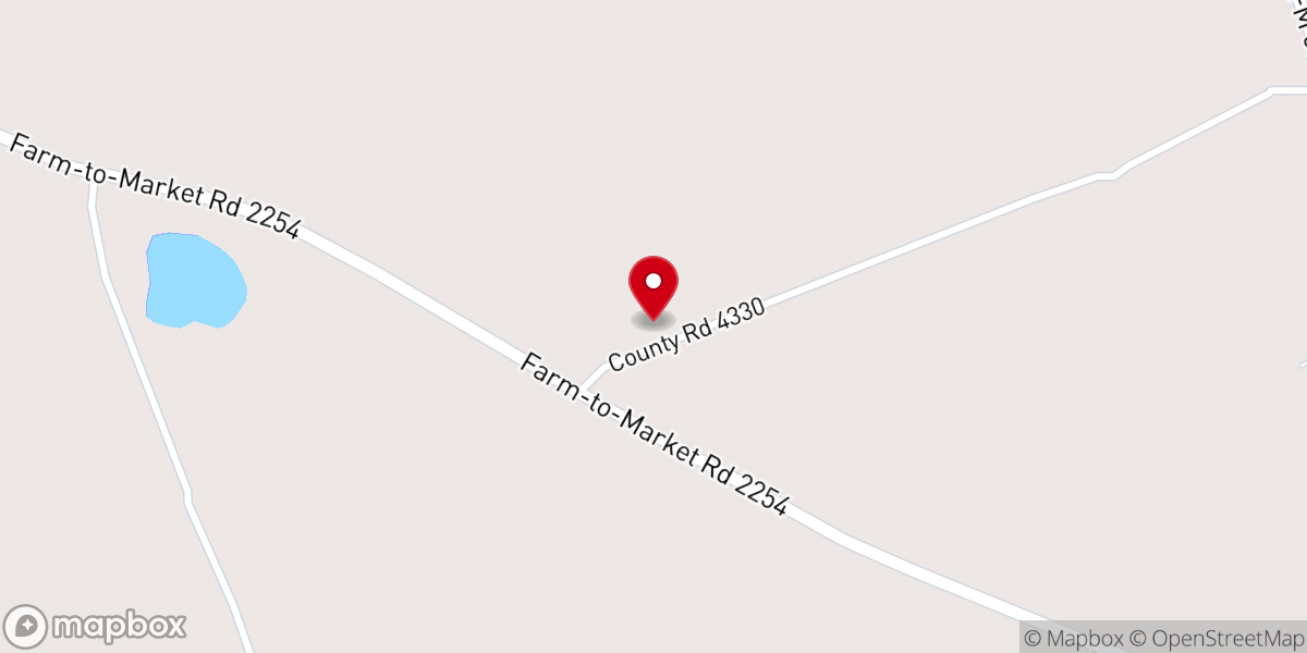 Map showing location of Union Chapel Baptist Church