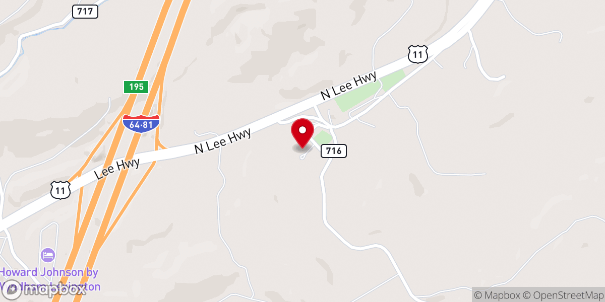 Map showing location of Church Hill at Timber Ridge