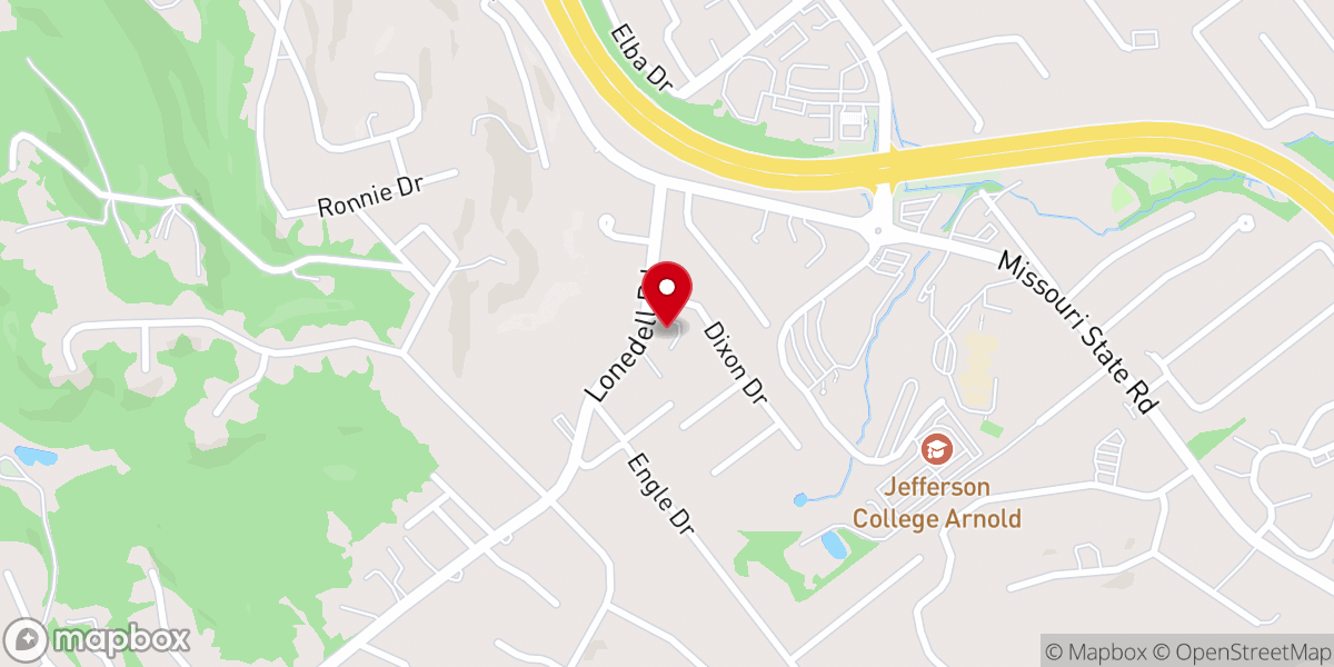 Map showing location of Arnold United Baptist Church