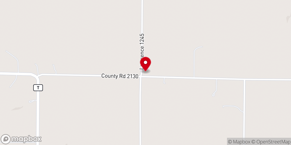 Map showing location of Curtis Chapel Baptist Church