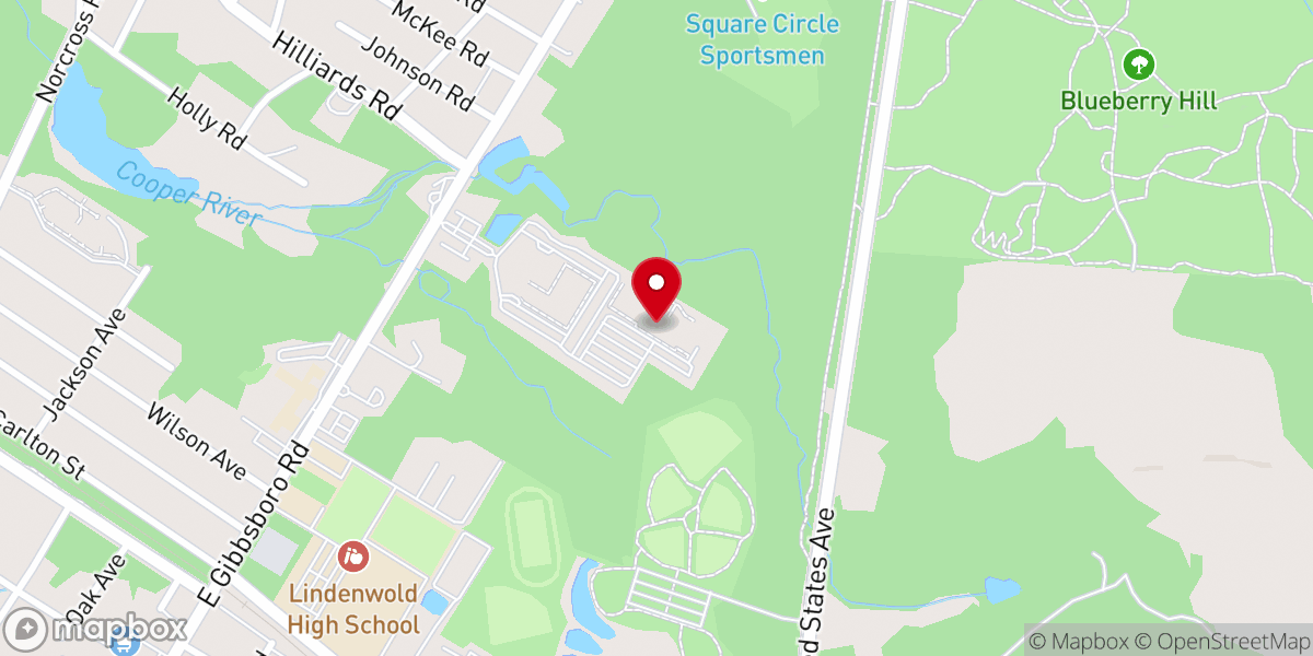 Map showing location of Harvest House