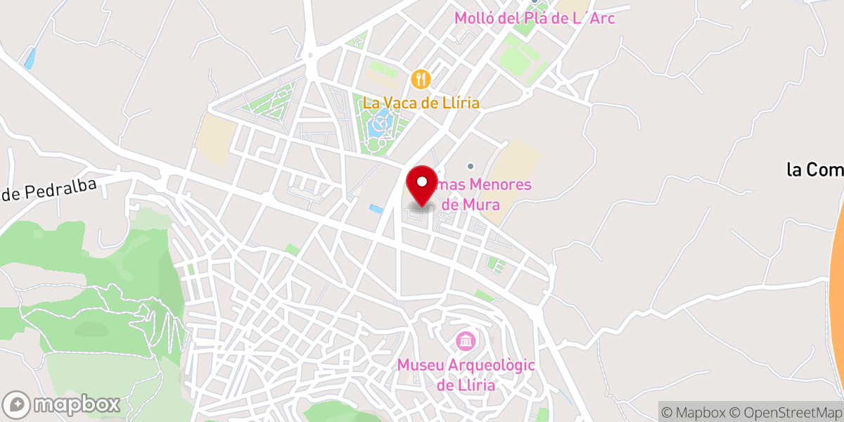 Map showing location of Termas Romanas De Mura