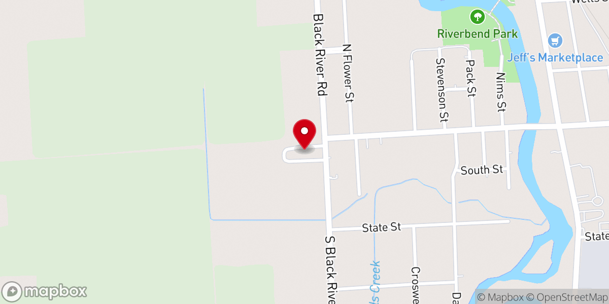 Map showing location of Croswell Estates