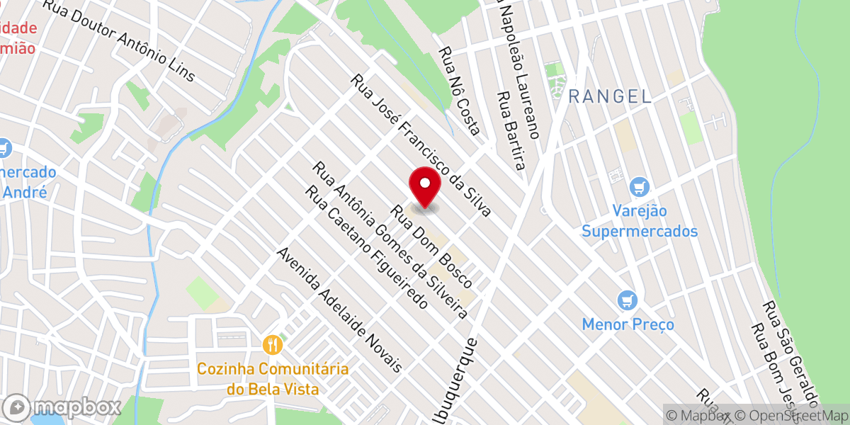 Map showing location of Paróquia Nossa Senhora Aparecida