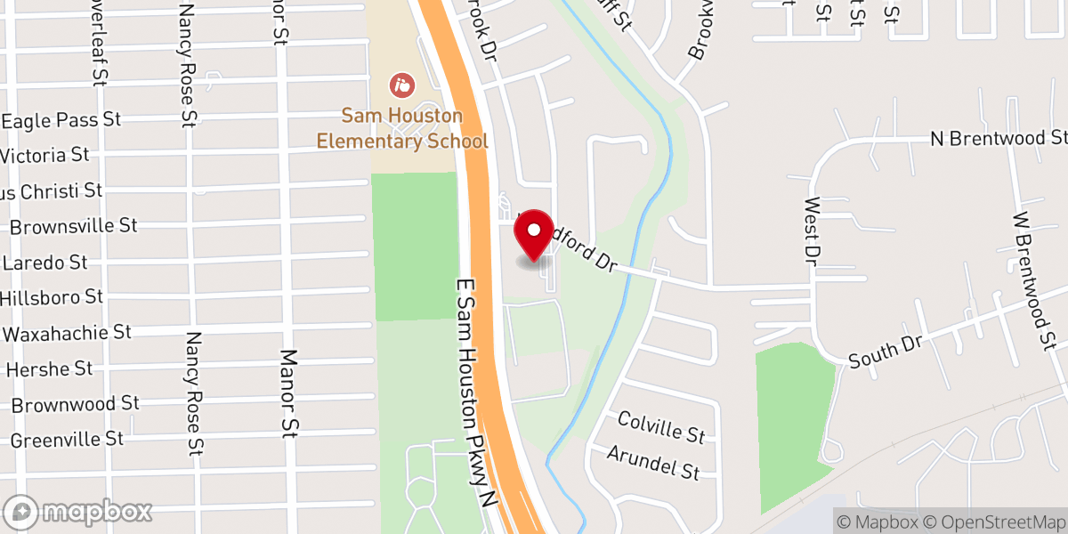 Map showing location of Family Church