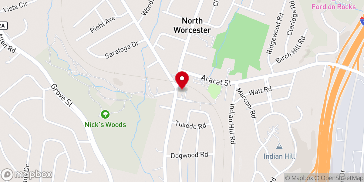 Map showing location of Indian Lake Community Church