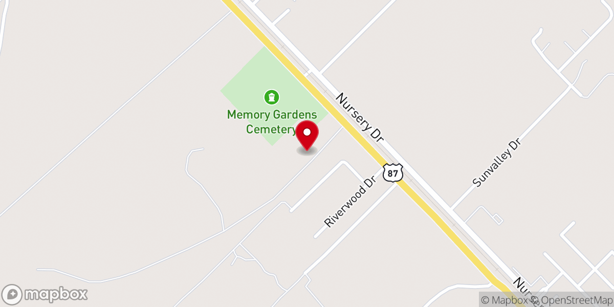Map showing location of Branded Cowboy Church