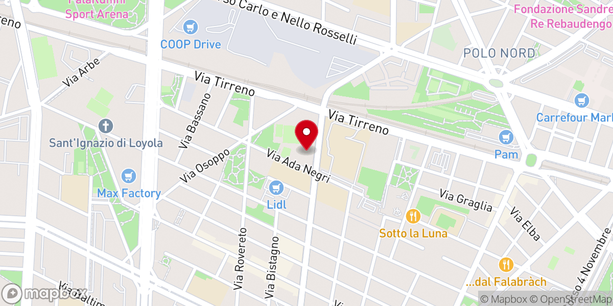 Map showing location of Chiesa Parrocchiale di Maria Madre di Misericordia