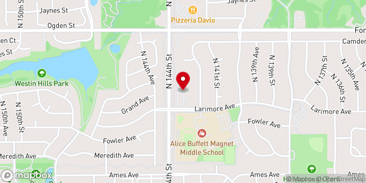 Map showing location of Flatland Church