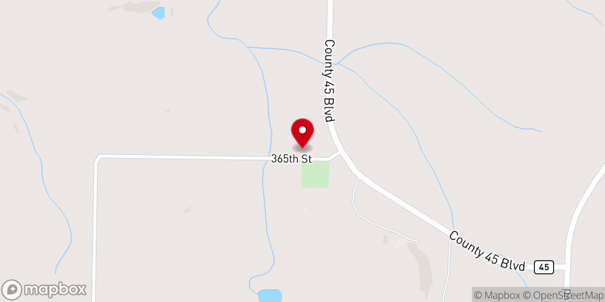 Map showing location of St Peter Lutheran Church