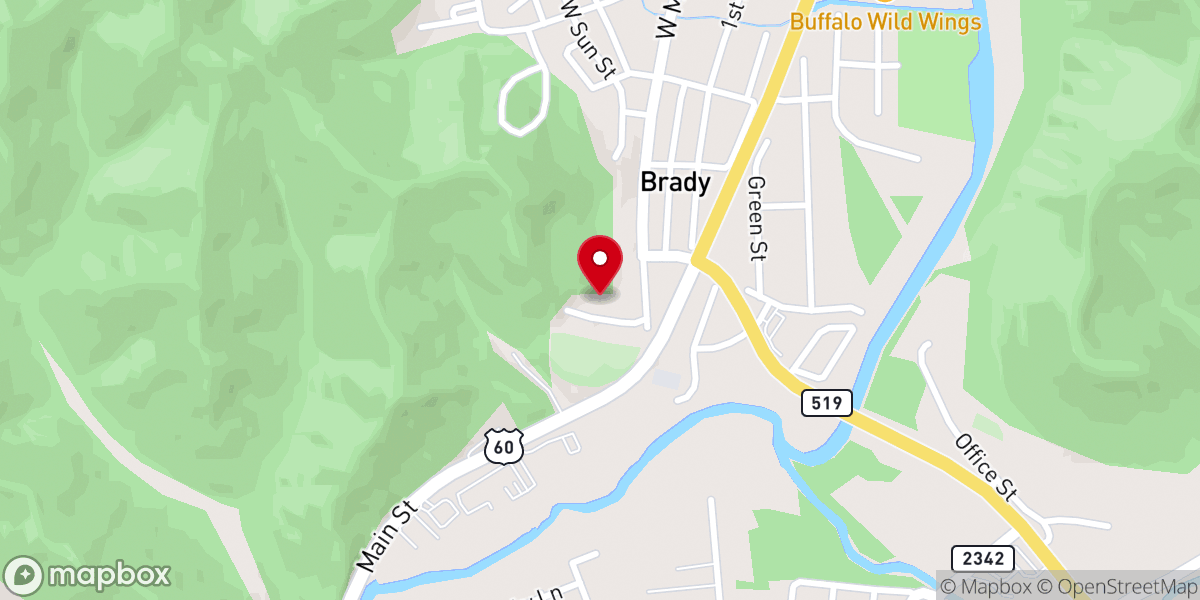 Map showing location of Fannin Tracy