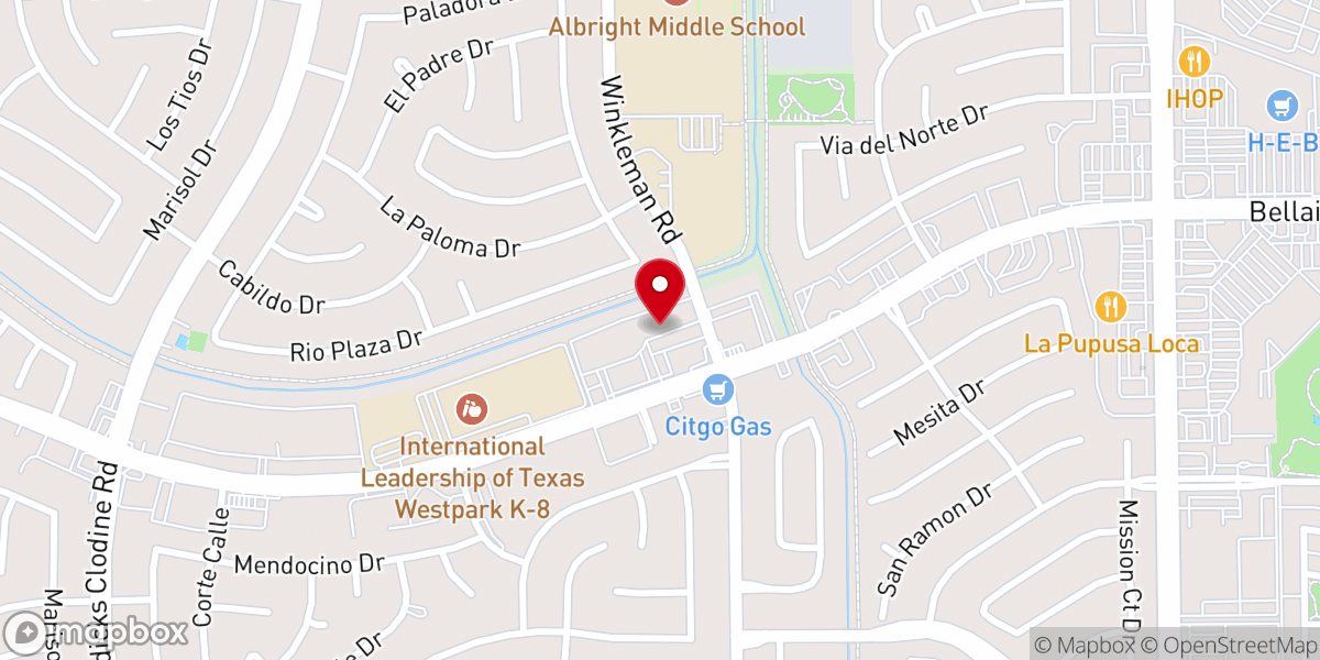 Map showing location of Royal House of Faith Church