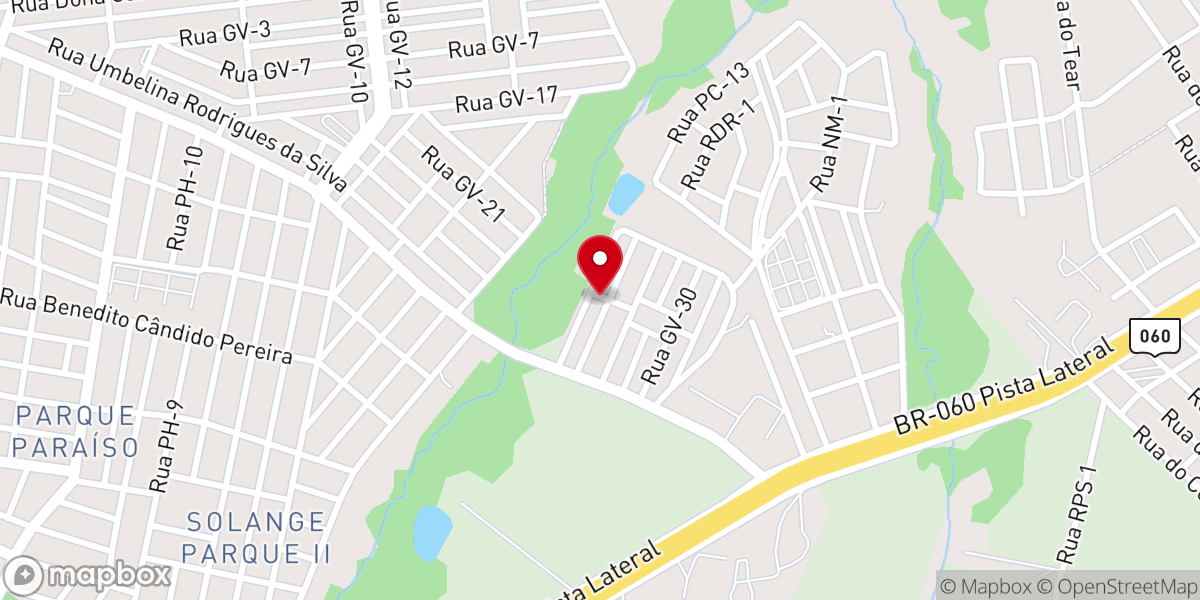Map showing location of Igreja Assembleia de Deus Goiânia Viva - Campo Vila Nova