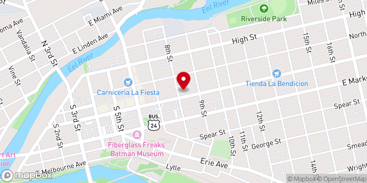 Map showing location of Church of the Good Shepherd