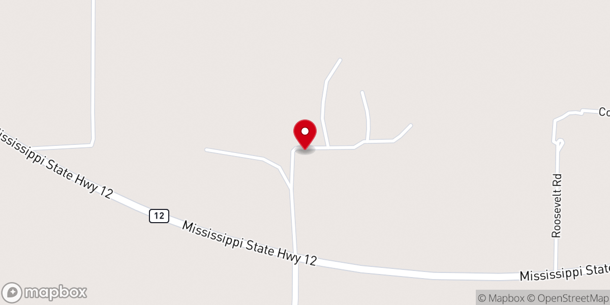 Map showing location of New Jericho MB Church