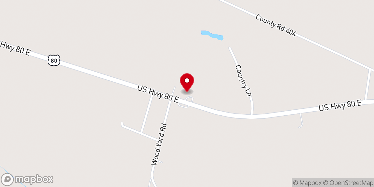 Map showing location of Immanuel Baptist Church