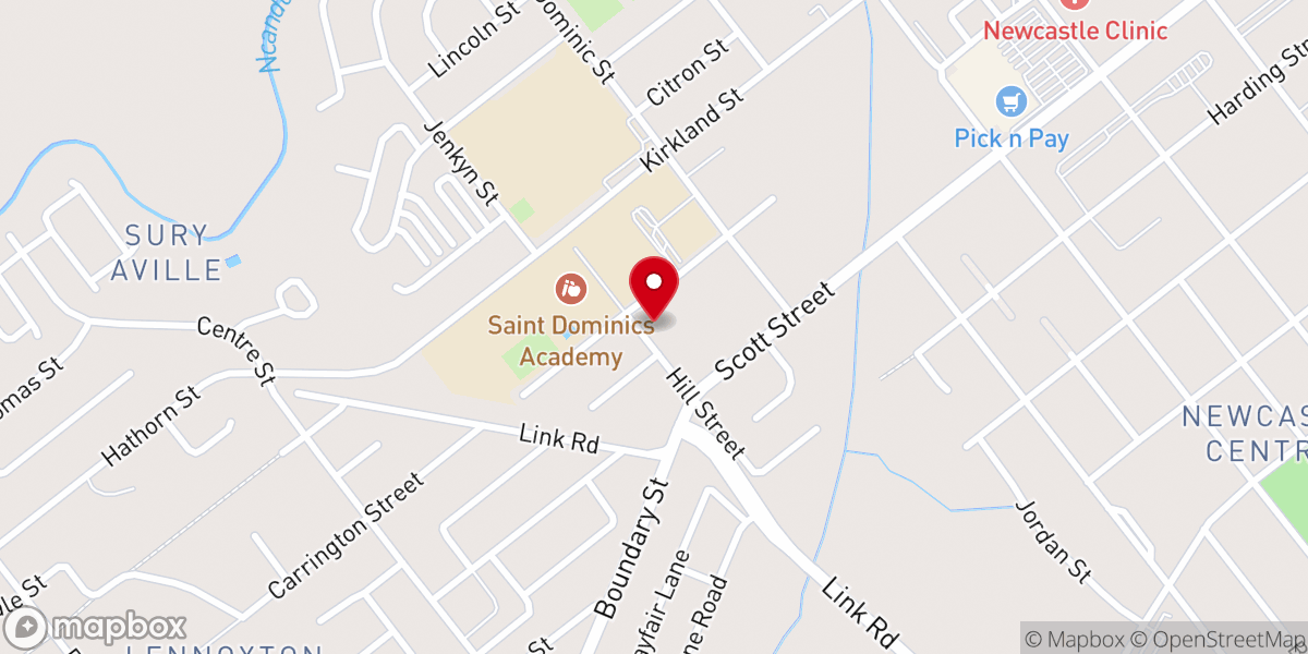 Map showing location of St Peters & Pauls Parish