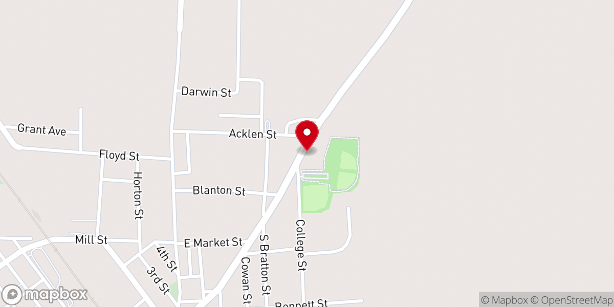 Map showing location of New Beginnings Outreach