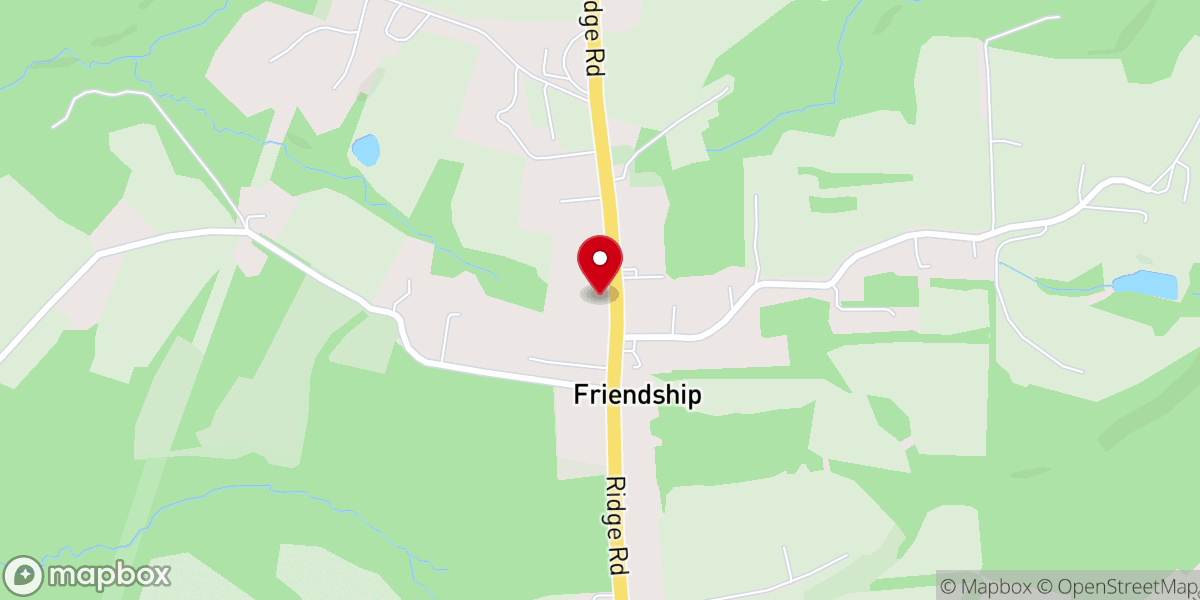 Map showing location of Redeemer