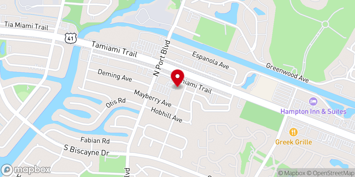 Map showing location of San Pedro Catholic Church