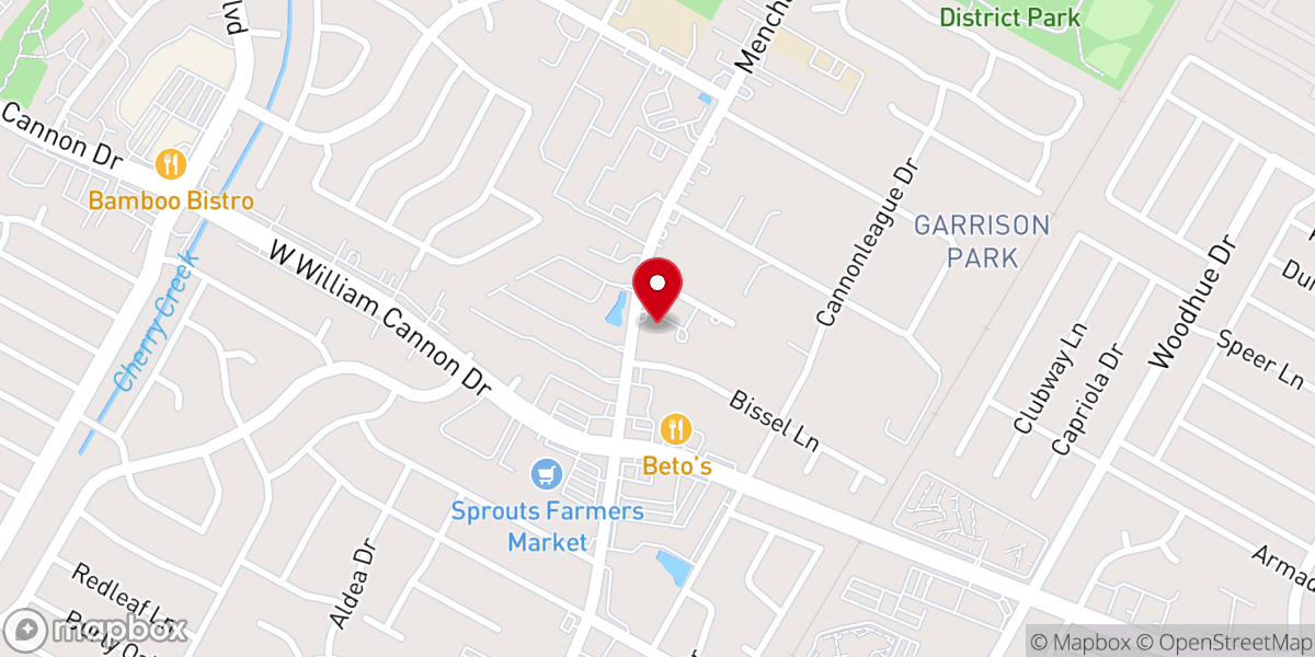 Map showing location of South Austin Church
