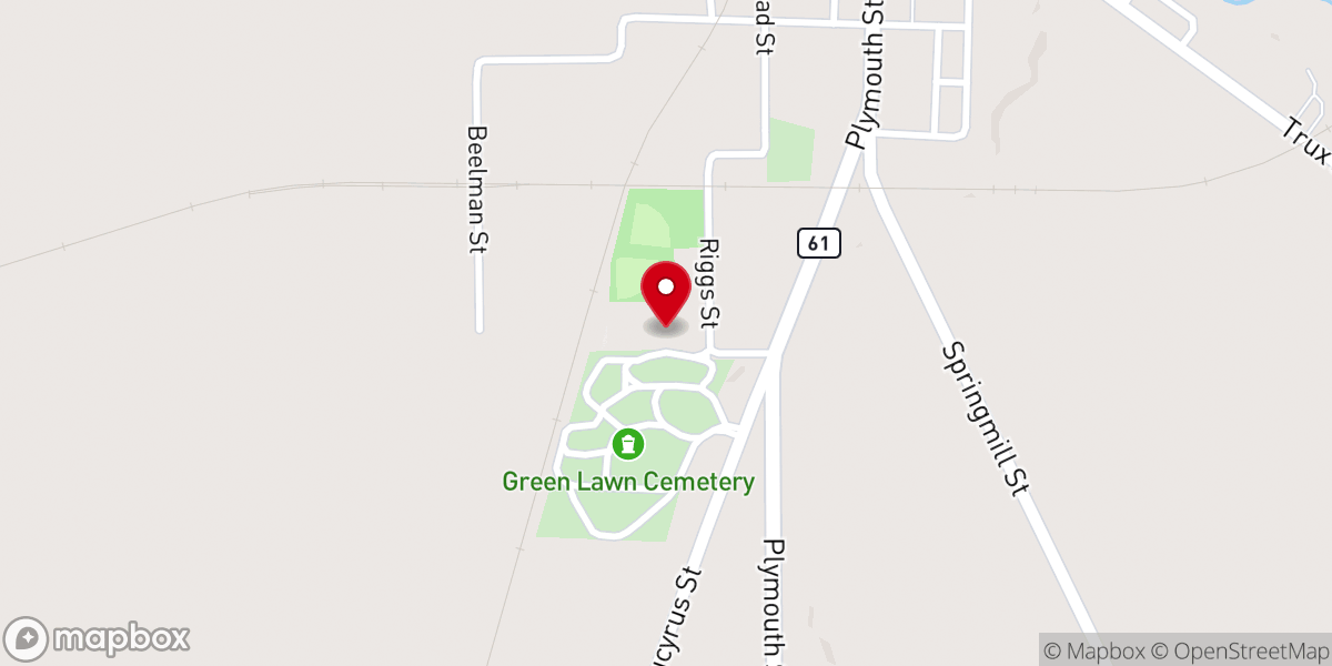 Map showing location of Lifepoint Community Church