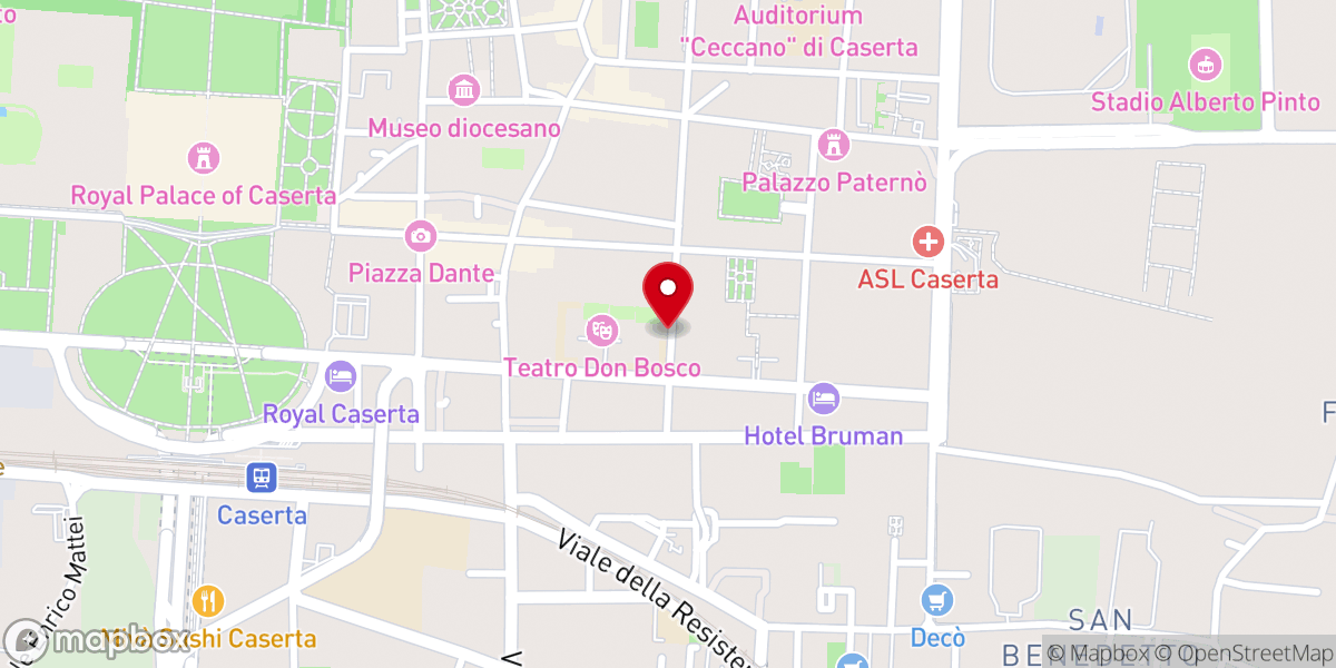 Map showing location of Santuario del Cuore Immacolato Di Maria