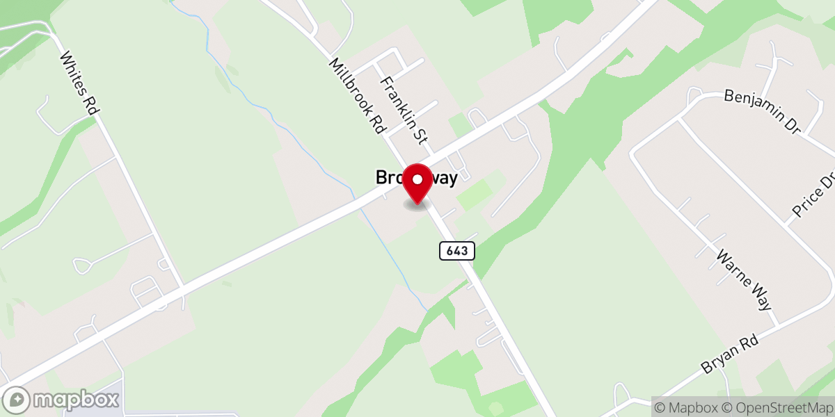 Map showing location of Holy House Convent