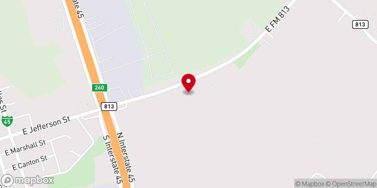 Map showing location of J Bar C Cowboy Church