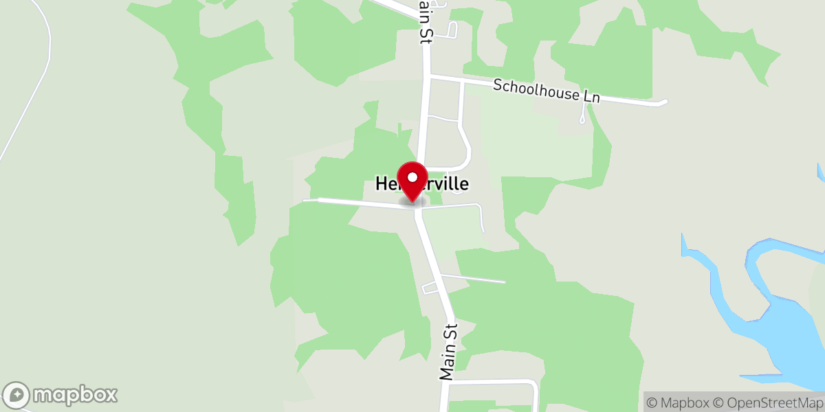 Map showing location of Heislerville