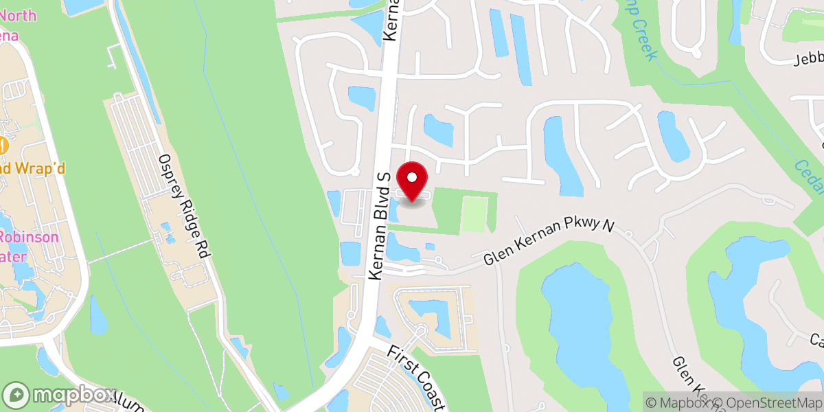 Map showing location of Vicotry Lutheran Church