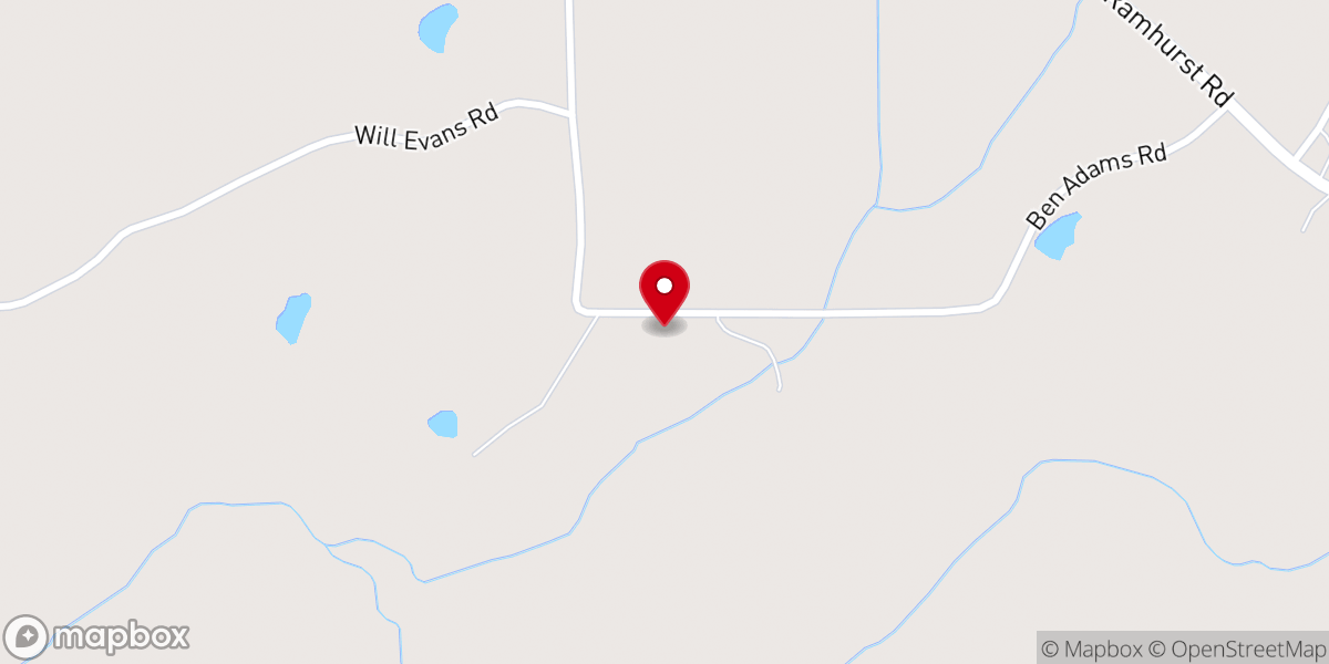 Map showing location of Old Fashion Baptist Church