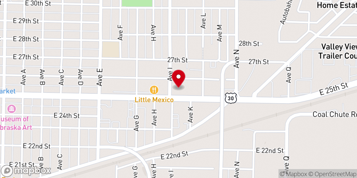 Map showing location of Summit Church