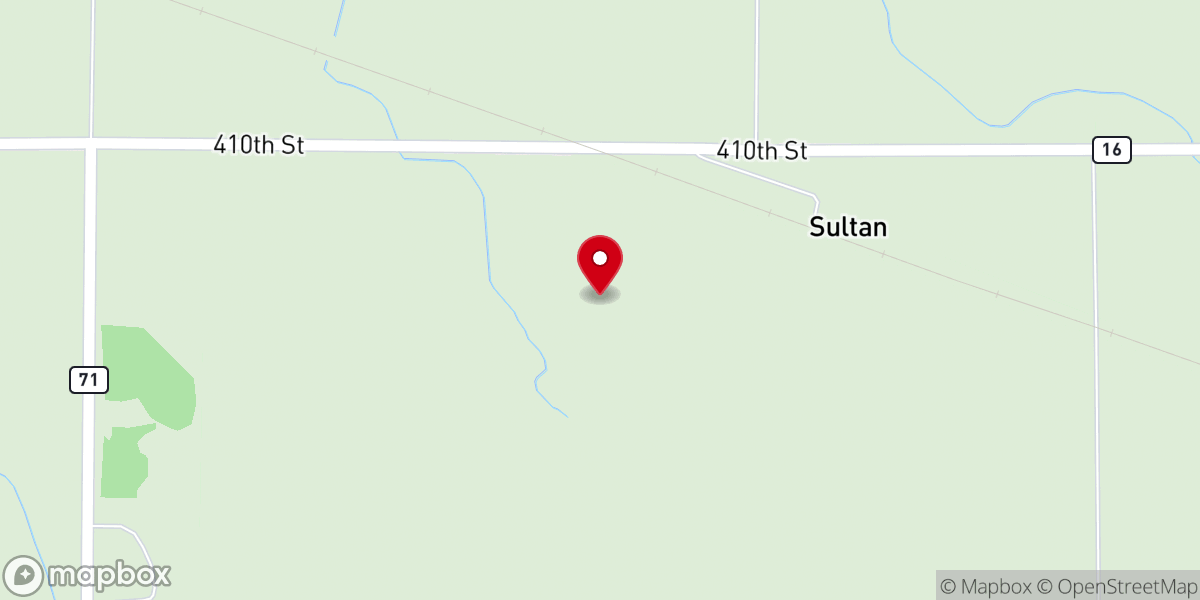 Map showing location of Noyes, MN 56740