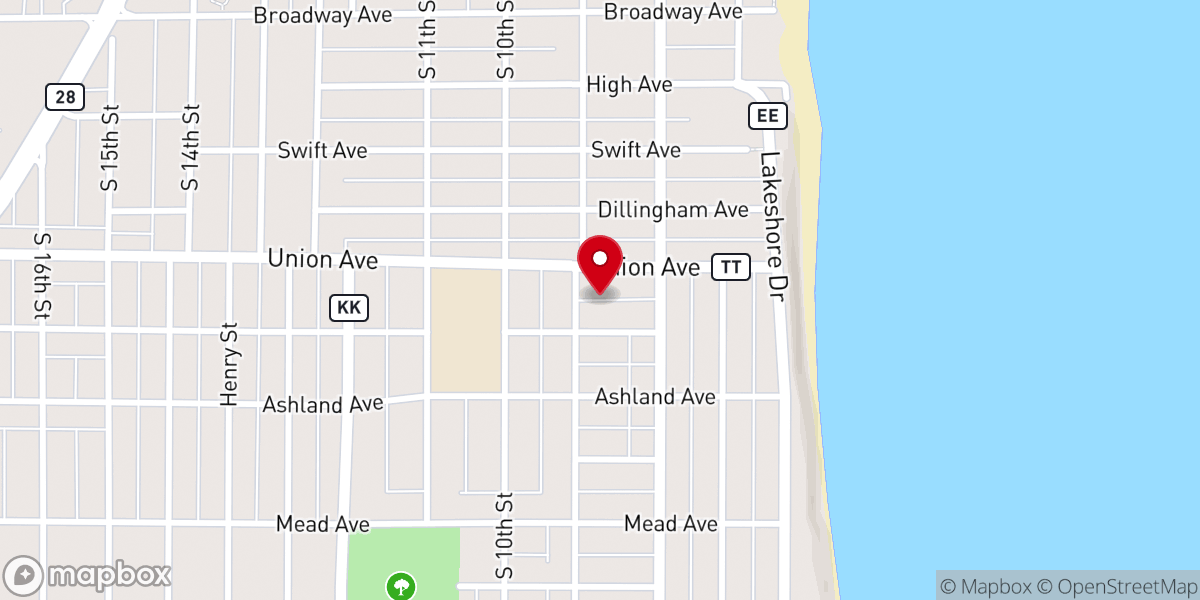 Map showing location of New Covenant Parish