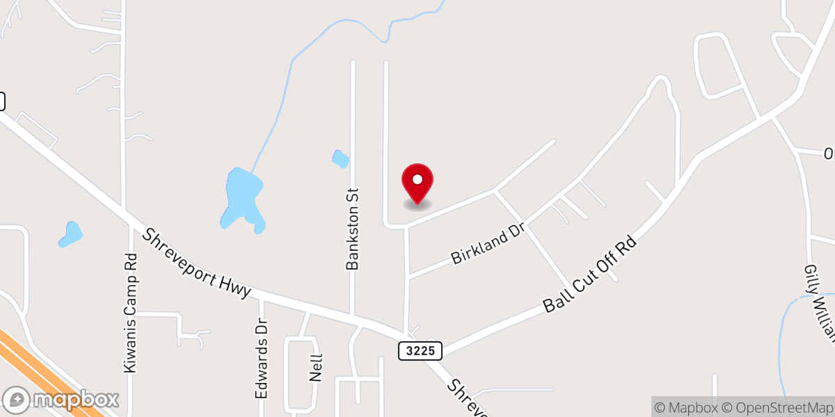 Map showing location of Faith Baptist Church