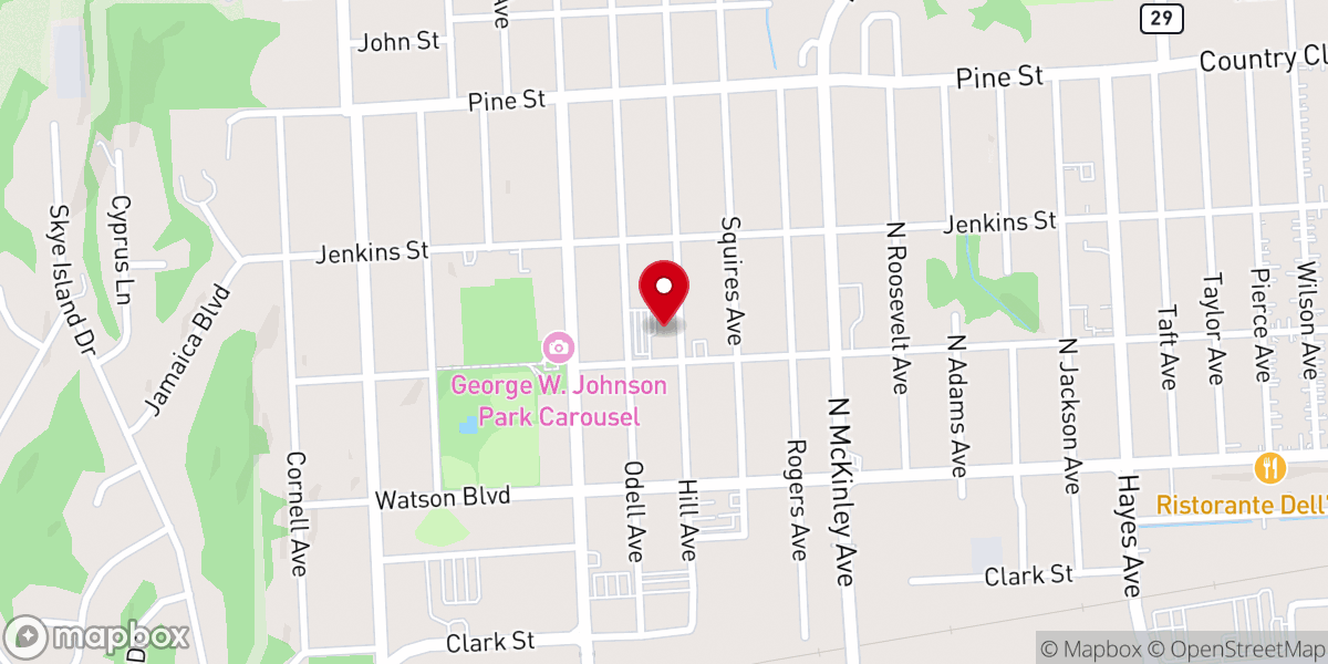 Map showing location of New Life Ministries
